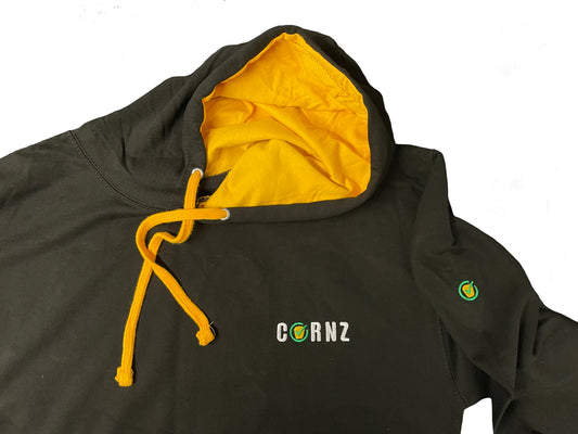 Yellow/Black Limited Edition Cornz Hoody + Free Beanie Hat